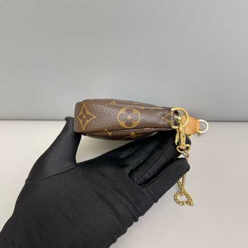 Louis Vuitton Mini Pochette Accessories NM Monogram Brown