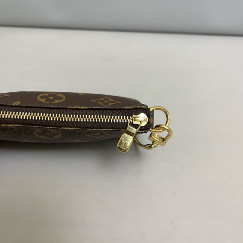 Louis Vuitton Mini Pochette Accessories NM Monogram Brown