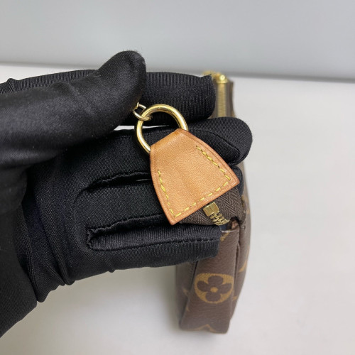 Louis Vuitton Mini Pochette Accessories NM Monogram Brown
