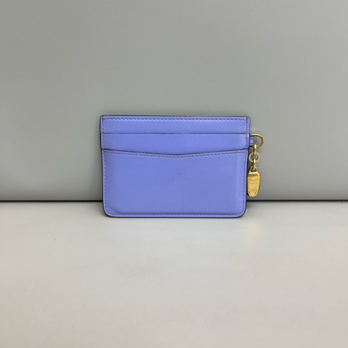 Bvlgari Serpenti Forever Card Holder Smooth Calfskin Blue