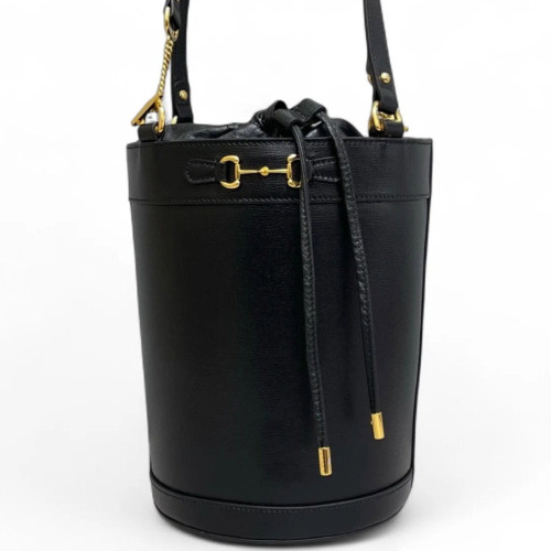 Gucci Bucket Calfskin Black Gucci Bucket Calfskin Black
