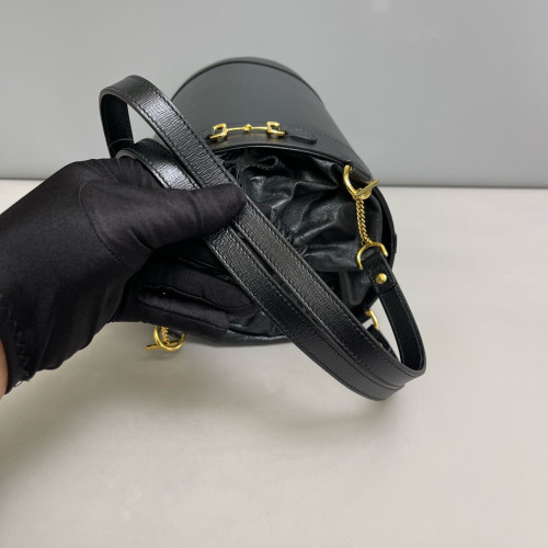 Gucci Bucket Calfskin Black Gucci Bucket Calfskin Black