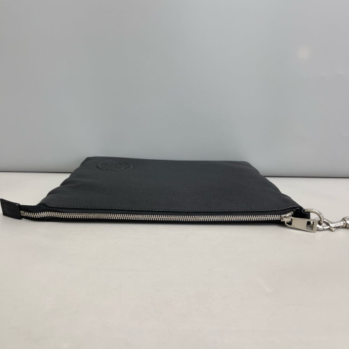 Gucci Clutch Grained Calfskin Black