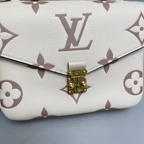 Louis Vuitton Pochette Metis Monogram Empreinte Giant Beige