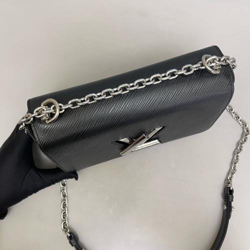 Louis Vuitton Twist MM Vernis Black