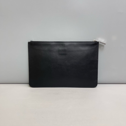 Fendi Strass Bill Pouch Calfskin Black Fendi Strass Bill Pouch Calfskin Black