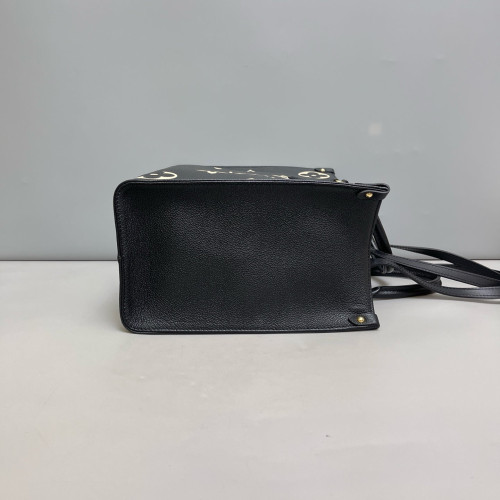 Louis Vuitton Onthego MM Monogram Empreinte Giant Black White