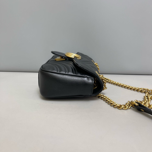 Gucci Mini GG Marmont Calfskin Black Gucci Mini GG Marmont Calfskin Black