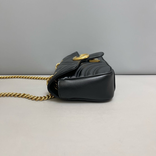 Gucci Mini GG Marmont Calfskin Black Gucci Mini GG Marmont Calfskin Black