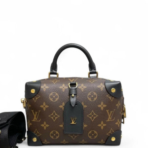 Louis Vuitton Petite Malle Souple Monogram Brown Black