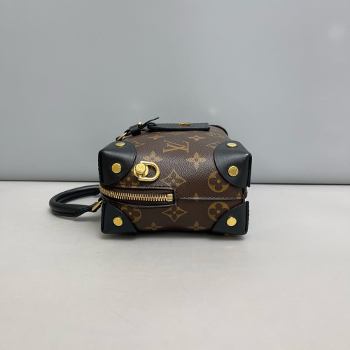 Louis Vuitton Petite Malle Souple Monogram Brown Black Louis Vuitton Petite Malle Souple Monogram Brown Black