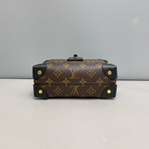 Louis Vuitton Petite Malle Souple Monogram Brown Black Louis Vuitton Petite Malle Souple Monogram Brown Black