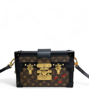 Louis Vuitton Petite Malle Monogram Brown Black