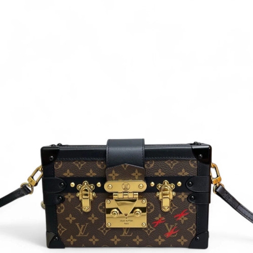 Louis Vuitton Petite Malle Monogram Brown Black