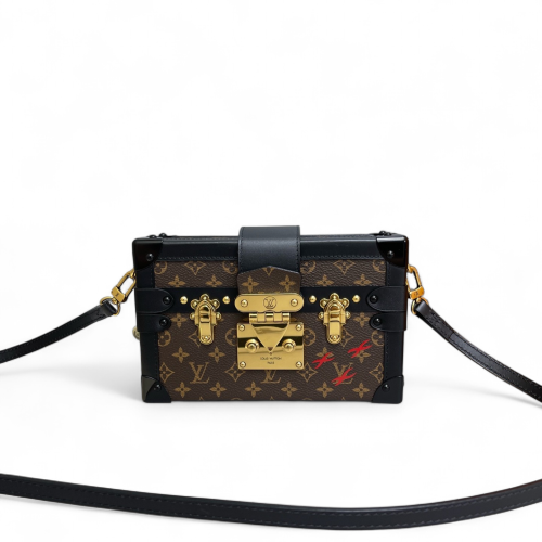 Louis Vuitton Petite Malle Monogram Brown Black