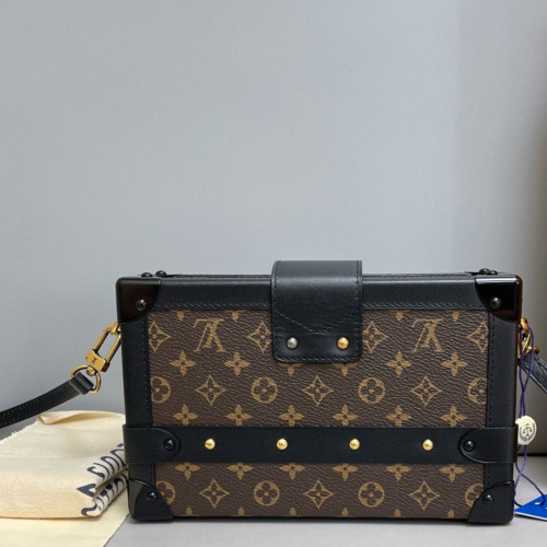 Louis Vuitton Petite Malle Monogram Brown Black