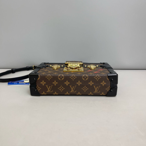 Louis Vuitton Petite Malle Monogram Brown Black