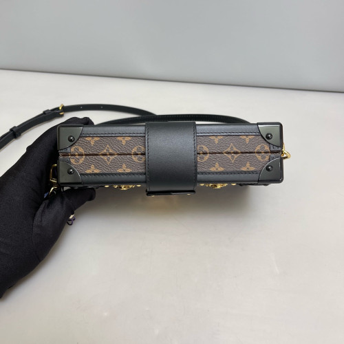 Louis Vuitton Petite Malle Monogram Brown Black