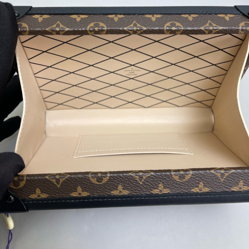 Louis Vuitton Petite Malle Monogram Brown Black
