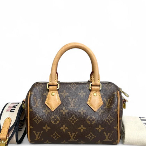 Louis Vuitton Speedy Bandouliere 20 Monogram Brown