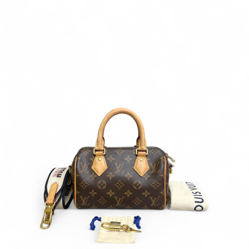 Louis Vuitton Speedy Bandouliere 20 Monogram Brown