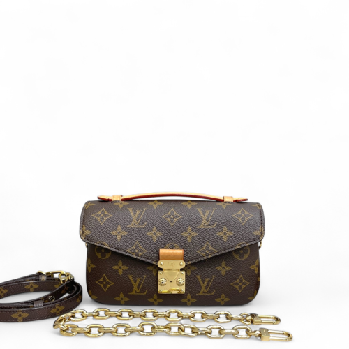 Louis Vuitton Pochette Metis East West Monogram Brown