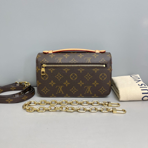Louis Vuitton Pochette Metis East West Monogram Brown