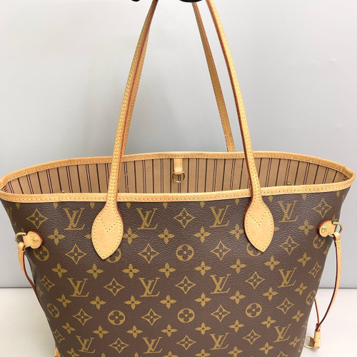 Louis Vuitton Neverfull MM Monogram Brown Louis Vuitton Neverfull MM Monogram Brown