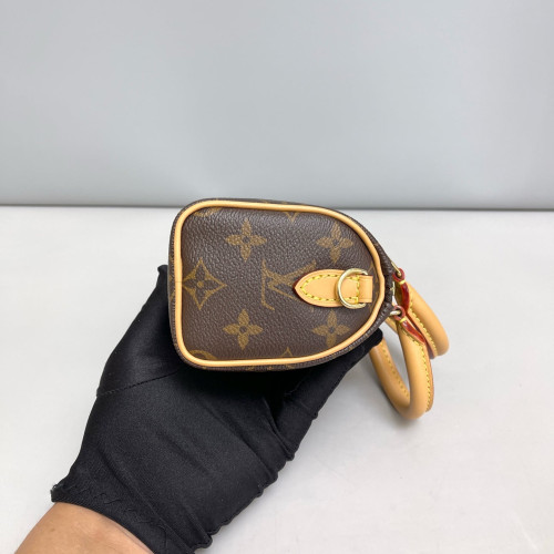 Louis Vuitton Nano Speedy Bandouliere Monogram Brown