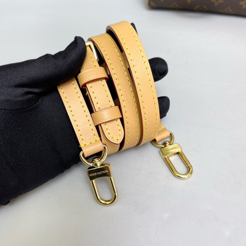 Louis Vuitton Nano Speedy Bandouliere Monogram Brown