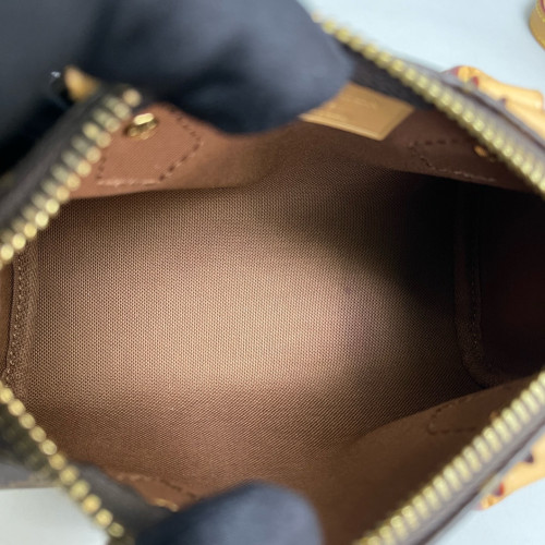Louis Vuitton Nano Speedy Bandouliere Monogram Brown