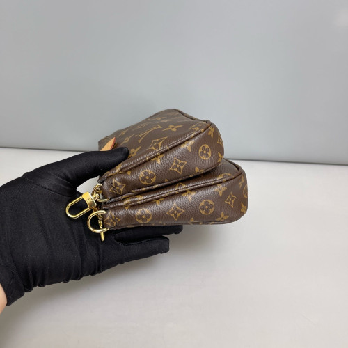 Louis Vuitton Multi Pochette Accessories Monogram Brown Green