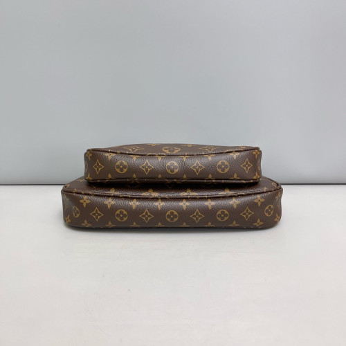 Louis Vuitton Multi Pochette Accessories Monogram Brown Green