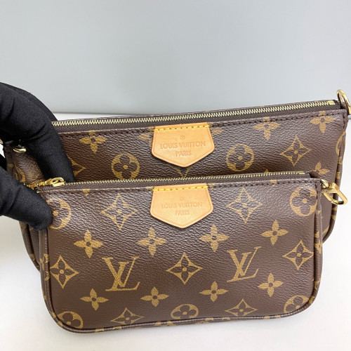 Louis Vuitton Multi Pochette Accessories Monogram Brown Green