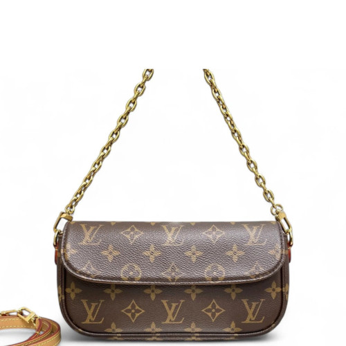 Louis Vuitton Ivy Wallet On Chain Monogram Brown Louis Vuitton Ivy Wallet On Chain Monogram Brown