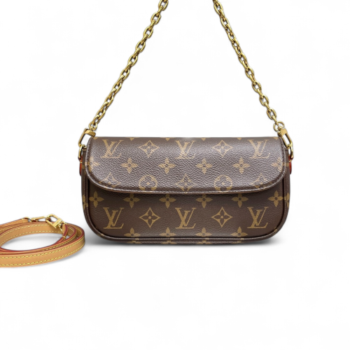 Louis Vuitton Ivy Wallet On Chain Monogram Brown Louis Vuitton Ivy Wallet On Chain Monogram Brown