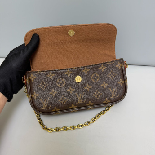 Louis Vuitton Ivy Wallet On Chain Monogram Brown Louis Vuitton Ivy Wallet On Chain Monogram Brown