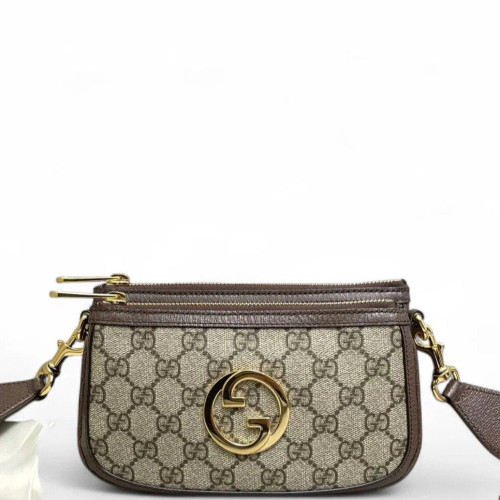 Gucci Crossbody Bag GG Supreme Monogram Beige Brown Green Gucci Crossbody Bag GG Supreme Monogram Beige Brown Green