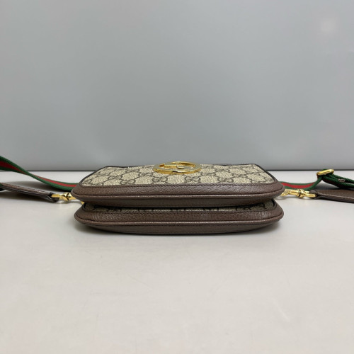 Gucci Crossbody Bag GG Supreme Monogram Beige Brown Green Gucci Crossbody Bag GG Supreme Monogram Beige Brown Green