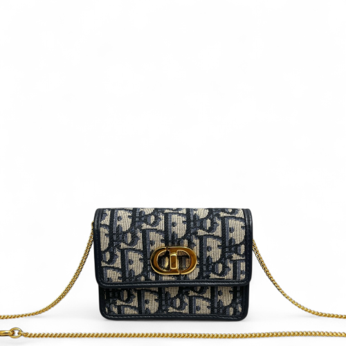 Dior Micro Miss Caro Oblique Beige Navy
