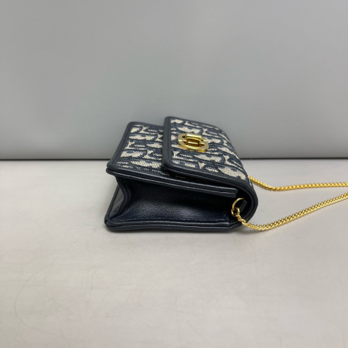 Dior Micro Miss Caro Oblique Beige Navy