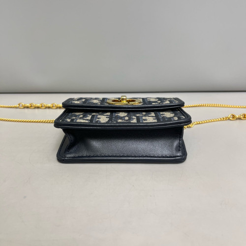 Dior Micro Miss Caro Oblique Beige Navy