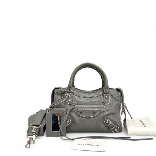 Balenciaga Mini City Arena Lambskin Grey Balenciaga Mini City Arena Lambskin Grey