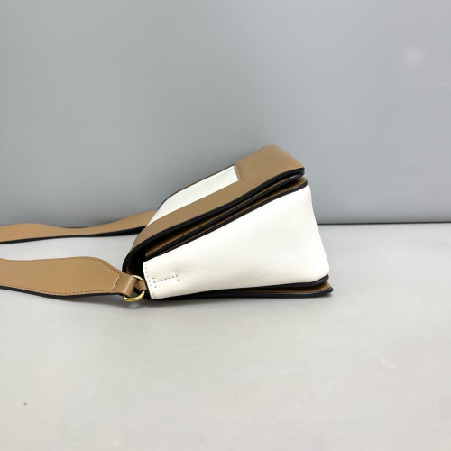 Celine Medium Frame Shoulder Bag Calfskin Natural Tan Beige