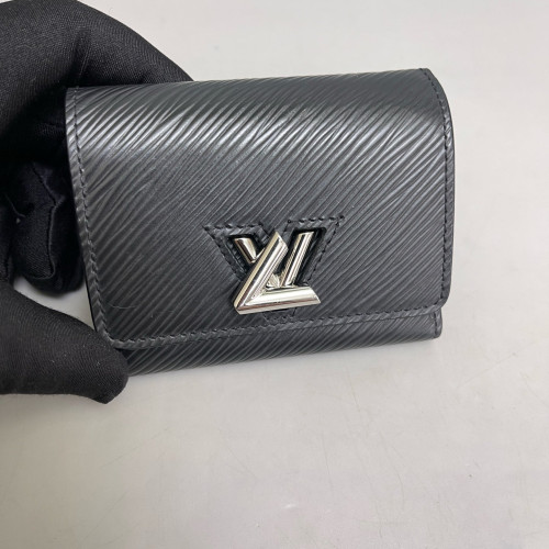 Louis Vuitton Compact Wallet Epi Black