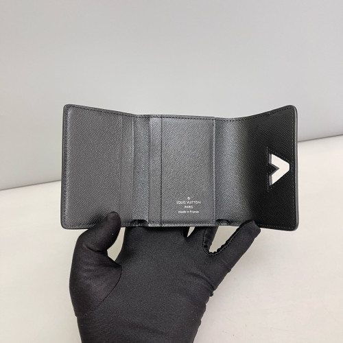 Louis Vuitton Compact Wallet Epi Black