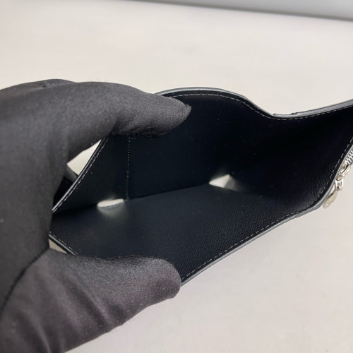 Louis Vuitton Compact Wallet Epi Black