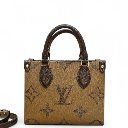 Louis Vuitton Onthego BB Reverse Monogram Giant Brown