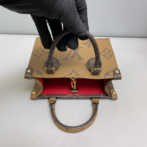 Louis Vuitton Onthego BB Reverse Monogram Giant Brown