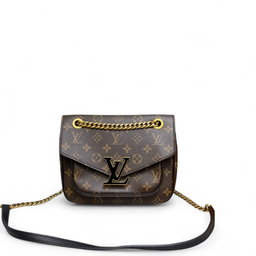 Louis Vuitton Passy Chain Shoulder Bag Monogram Brown Louis Vuitton Passy Chain Shoulder Bag Monogram Brown